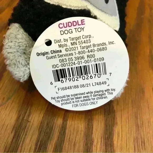 🌈 6/$60, NWT, Boots & Barkley Black, Squeaky Dog Toy - Picture 4 of 9